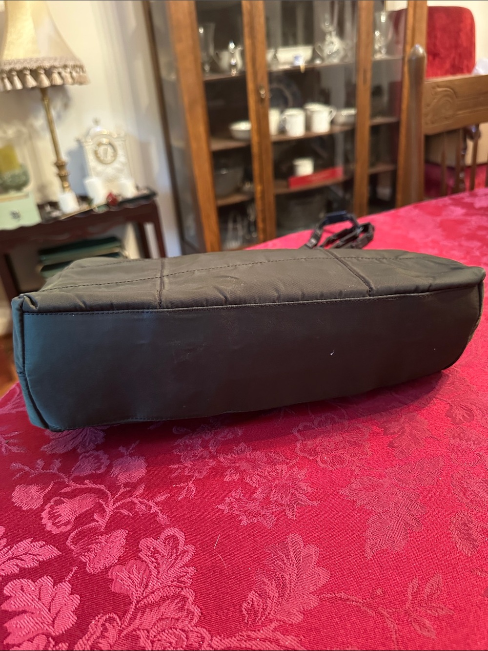 Prada Army Green Nylon Shoulder Bag - Picture 5 of 7